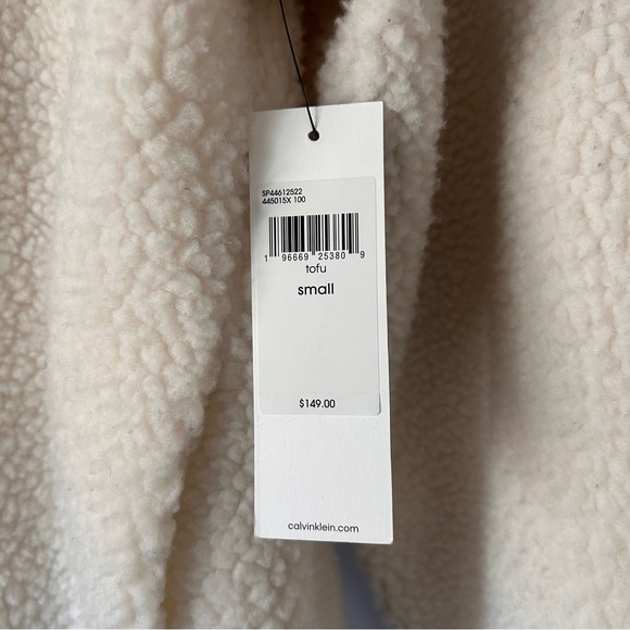 Calvin Klein Sherpa Full Zip Jacket - Picture 3 of 3